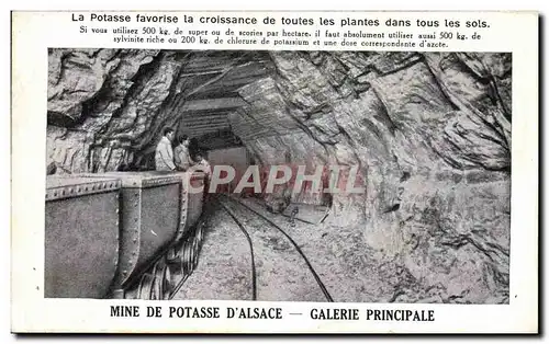 Cartes postales Mine Mines Mine de potasse d&#39Alsace Galerie principale