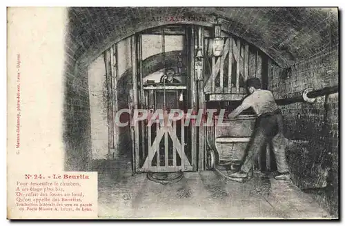 Cartes postales Mine Mines Au Pays Noir Le Beurtia