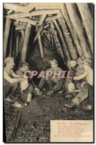 Cartes postales Mine Mines Le Briquet Au Pays Noir