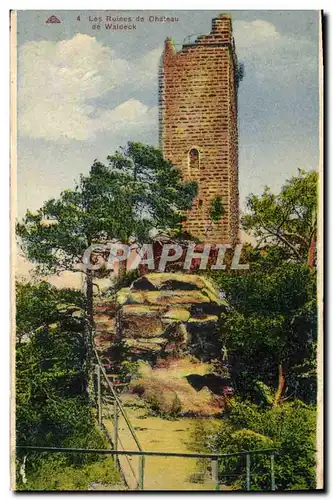 Ansichtskarte AK Chateau Ruines de waldeck