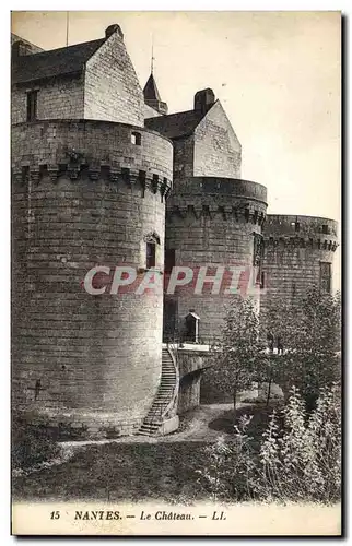 Cartes postales Chateau Nantes