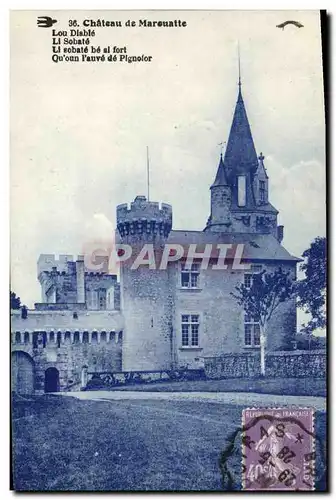 Cartes postales Chateau de Marouatte