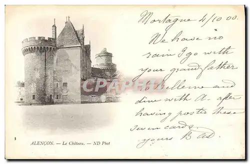 Cartes postales Chateau Alencon