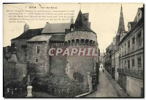 Cartes postales Chateau Autun Tour des Blancs