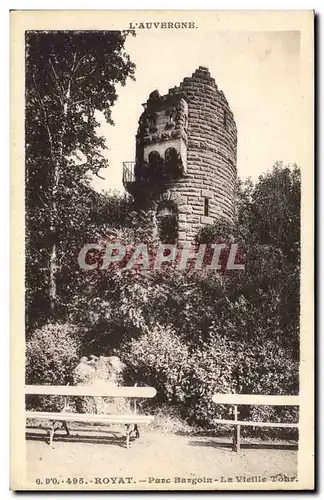 Ansichtskarte AK Chateau Auvergne Royat Parc Bargoin la vieille tour