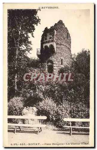 Cartes postales Chateau Auvergne Royat Parc Bargoin la vieille tour