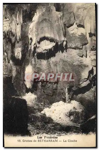 Cartes postales Grottes de Betharram La cloche