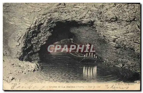 Cartes postales Grottes de la Balme Sur le lac