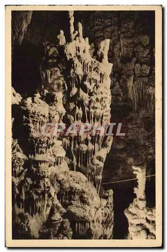 Cartes postales Grottes des Demoiselles La caverne merveilleuse Salle de la cathedrale Route de Montpellier a Ga