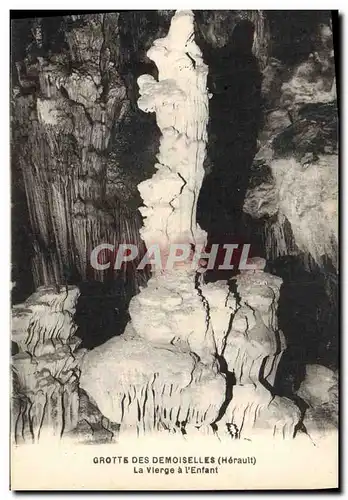 Ansichtskarte AK Grottes Grotte des Demoiselles La vierge a l&#39enfant