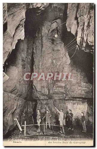 Cartes postales Grottes Baume les Messieurs Interieur des grottes Salle du Carrefour