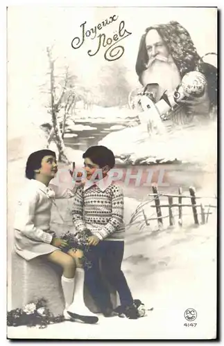 Cartes postales Fantaisie Pere Noel