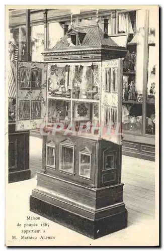 Cartes postales Fantaisie Maison de poupee 1865 appartient a M Mathieu Alphen TOP