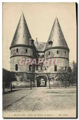 Ansichtskarte AK Porte du Palais de Justice Beauvais