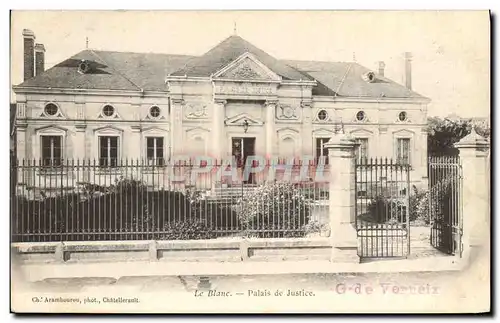 Cartes postales Palais de Justice Le Blanc G de Verneix