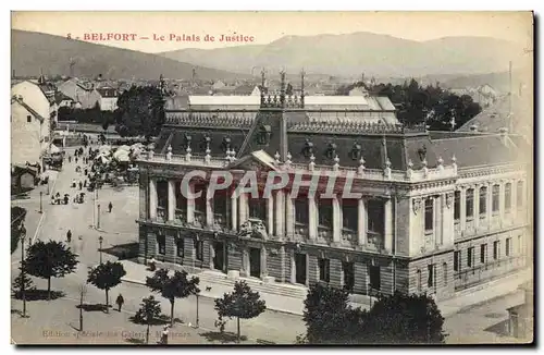 Ansichtskarte AK Palais de Justice Belfort