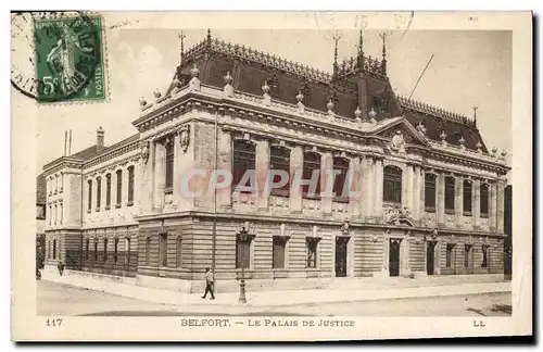 Ansichtskarte AK Palais de Justice Belfort