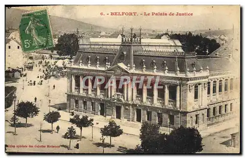 Cartes postales Palais de Justice Belfort