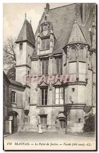 Ansichtskarte AK Palais de Justice Beauvais Facade Cote Ouest