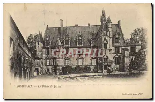 Cartes postales Palais de Justice Beauvais