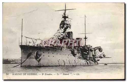 Ansichtskarte AK Bateau de Guerre Le Bouvet