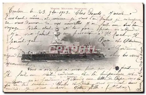 Cartes postales Bateau de Guerre Brennus