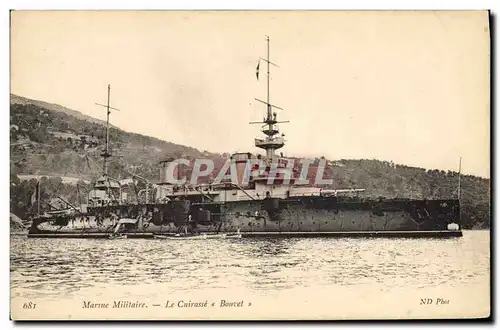 Cartes postales Bateau de Guerre Le Cuirasse Bouvet