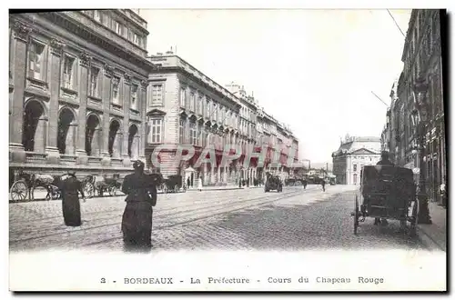 Cartes postales Prefecture Bordeaux Cours du Chapeau rouge