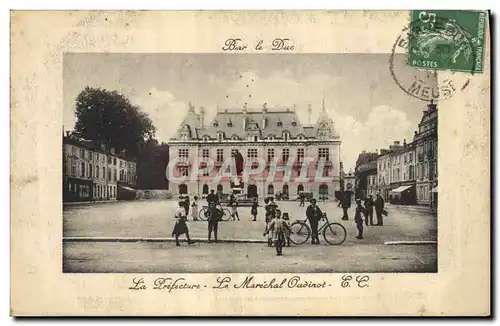 Cartes postales Prefecture Le Marechal Oudinot Bar le Duc Enfants Velo cyle