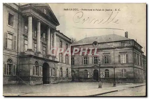 Cartes postales Prefecture et palais de justice Bar le Duc