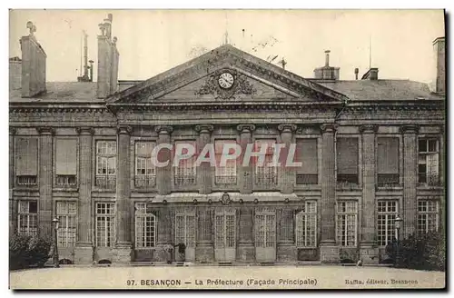 Cartes postales Prefecture Besancon Facade principale