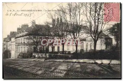 Cartes postales Boulogne sur Mer lma sous Prefecture