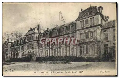 Ansichtskarte AK Prefecture Facade Louis XIII Beauvais