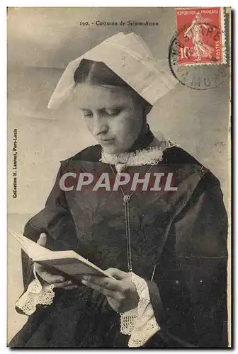 Cartes postales Folklore Costume de Sainte Anne