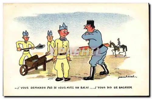 Cartes postales Militaria Jean Cheval Brouette