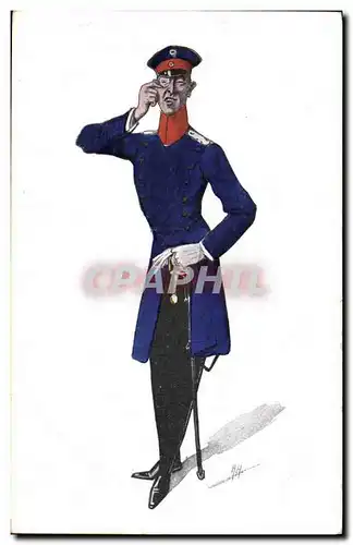 Cartes postales Militaria Officier