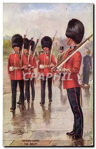 Cartes postales Militaria The Scots Guards The relief