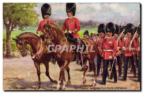 Ansichtskarte AK Militaria The Regiment marching to a state Ceremonial