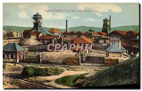 Cartes postales Mine Mines Saint Etienne Mines de la Loire Puits Chatelus