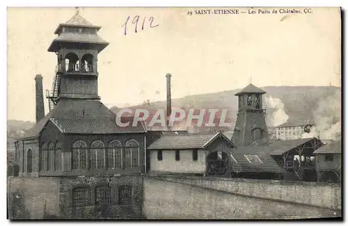 Cartes postales Mine Mines Saint Etienne Les puits de Chatelus