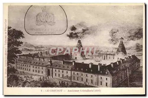 Cartes postales Le Creusot Ancienne Cristallerie 1787