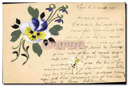 Cartes postales Fantaisie (dessin a la main) Fleurs