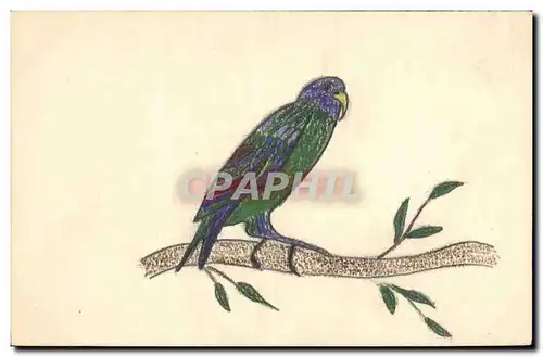 Cartes postales Fantaisie (dessin a la main) Oiseau