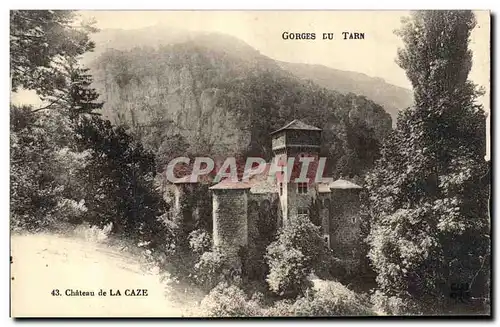 Cartes postales Chateau de la Caze Gorges du Tarn