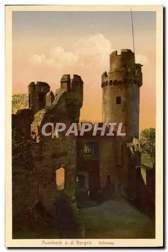 Cartes postales Chateau Auerbach a d Bergstr Schloss