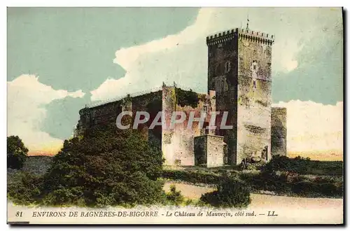 Cartes postales Chateau de Mauvezin Environs de Bagneres de Bigorre