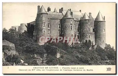 Ansichtskarte AK Chateau de Luynes Construit sur l&#39emplacement de l&#39ancienne forteresse de Maille