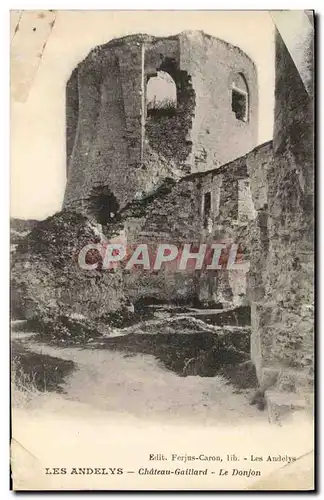 Cartes postales Chateau Gaillard Le donjon Les Andelys