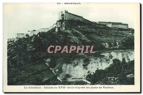 Cartes postales Chateau La citadelle Edifiee d&#39apres les plans de Vauban