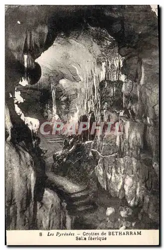 Cartes postales Grottes de Betharram Salle feerique